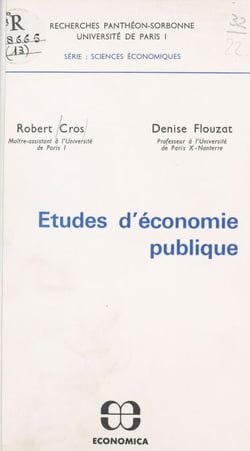 Études d'économie publique