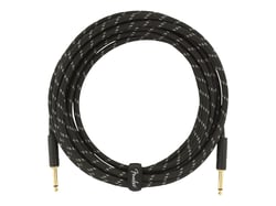 Fender Deluxe 18.6 - Câble tweed pour instrument - Noir - 5,5 m