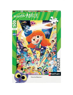 Puzzle 500 pièces - Vives les Bizarres ! / Mortelle Adèle - Nathan