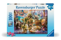 Puzzle XXL 100 pièces - Dinosaures dans la chambre - Ravensburger