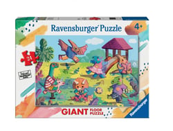 Puzzle 24 pièces - La récréation des dinosaures - Ravensburger