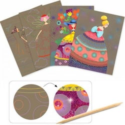 Bal des Coquettes - Carte à Gratter - Djeco
