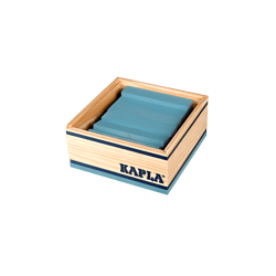 CARRE 40 COUL. BLEU CLAIR LES
