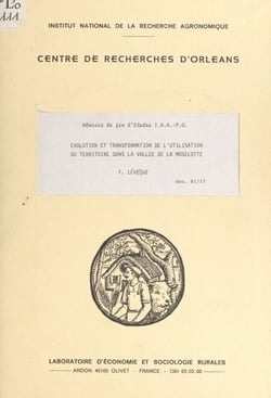 Évolution et transformation de l'utilisation du territoire dans la vallée de la Moselotte - Mémoire de fin d'études I.N.A.-P.G.