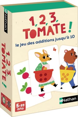 1, 2, 3 Tomate ! - Le jeu des additions jusqu'à 10