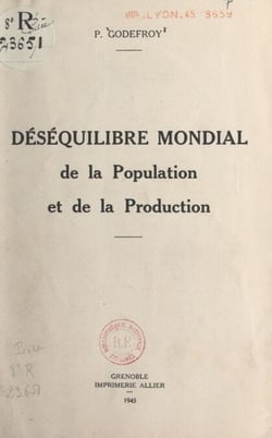 Déséquilibre mondial de la population et de la production