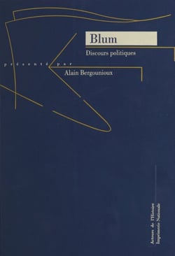 Blum : discours politiques