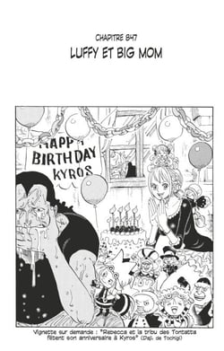 One Piece édition originale - Chapitre 847 - Luffy et Big Mom