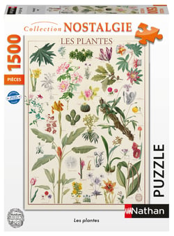 Puzzle - 1500 pièces - Les fleurs / Muséum national d'Histoire naturelle