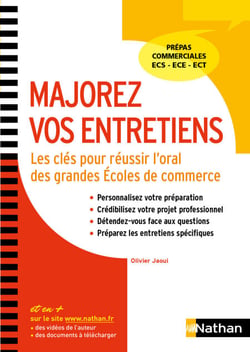 Majorez vos entretiens - Les clés pour réussir l'oral des grandes Écoles de commerce - Format : ePub 3