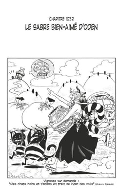 One Piece édition originale - Chapitre 1032 - Le sabre bien-aimé d'Oden