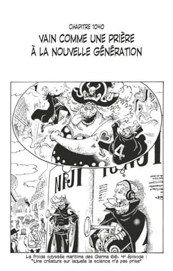 One Piece édition originale - Chapitre 1040 - Vain comme une menace à la nouvelle génération