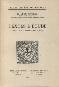 Textes d’étude - Ancien et moyen français