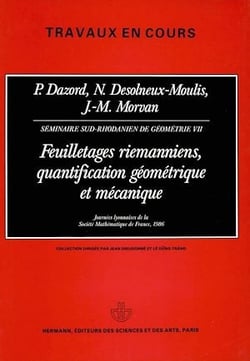 Feuilletages riemanniens, quantification géométrique et mécanique