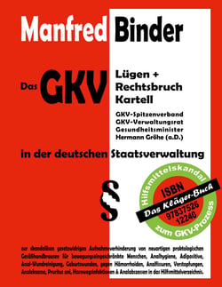 Das GKV Lügen und Rechtsbruch Kartell in der deutschen Staatsverwaltung - zur skandalösen gesetzwidrigen Aufnahmeverhinderung von neuartigen proktologischen Gesäßhandbrausen für bewegungseingeschränkte Menschen, Analhygiene, Adipositive &amp; Anal-Wund...