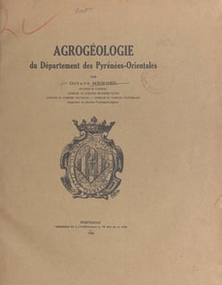 Agrogéologie du département des Pyrénées-Orientales
