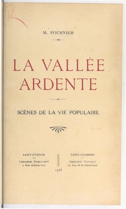 La vallée ardente - Scènes de la vie populaire