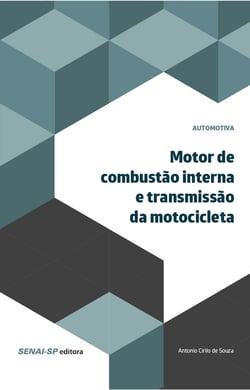Motor de combustão interna e transmissão da motocicleta