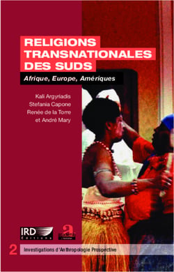 Religions transnationales des suds - Afrique, Europe, Amériques