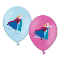 6 BALLONS LATEX REINE NEIGES