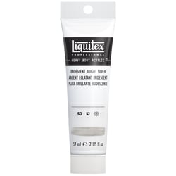 Tube 59 ml de peinture acrylique Liquitex Heavy Body série 2 - Argent iridescent - Extra-fine