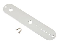 VINTAGE TELECASTER® CONTROL PLATE, 2-HOLE (CHROME)