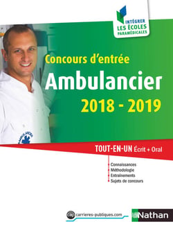 Concours d'entrée Ambulancier - 2019 - Format : ePub 3