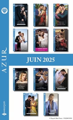 Pack mensuel Azur - 11 romans + 1 gratuit (Juin 2025)