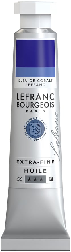 Peinture à l'huile extra-fine - 20ml - bleu de cobalt - Lefranc