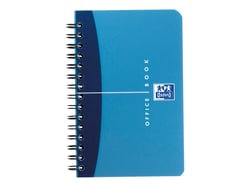1 carnet polypro à spirales - 9 x 14 cm - Oxford - 180 pages quadrillées - Coloris assortis