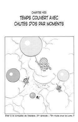 One Piece édition originale - Chapitre 453 - Temps couvert avec chutes d'os par moments