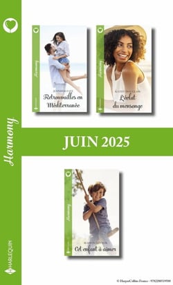 Pack mensuel Harmony - 3 romans (Juin 2025)
