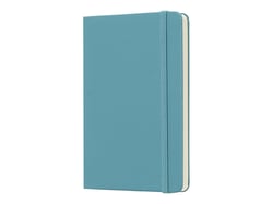 Carnet - 19 x 25 cm - Moleskine - Pages unies - Bleu lagon