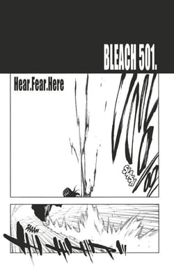 Bleach - T57 - Chapitre 501 - HEAR.FEAR.HERE