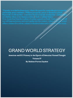 Grand World Strategy: American and EU Primacy in Epoch of Nomad Thought - Grand World Strategy: American and EU Primacy in Epoch of Nomad Thought, #4