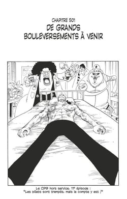 One Piece édition originale - Chapitre 501 - De grands bouleversements à venir