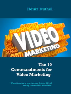 The 10 Commandments for Video Marketing - When it comes to searching on Google 70% of the top 100 searches are videos.