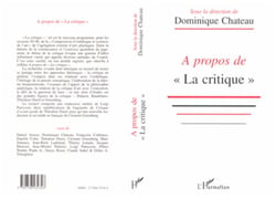A propos de la "critique"