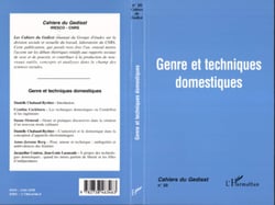GENRE ET TECHNIQUES DOMESTIQUES