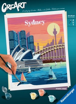 Peinture au numéro Ravensburger - CreArt - Sydney - 24 x 30 cm