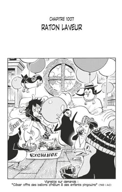 One Piece édition originale - Chapitre 1007 - Raton laveur