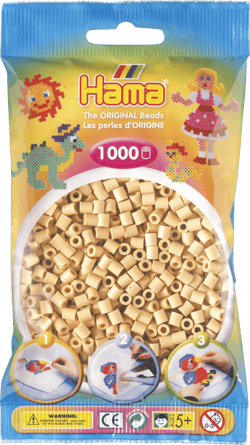 Sachet 1000 perles Hama - MIDI - beige - 20727