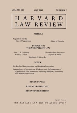 Harvard Law Review: Volume 125, Number 7 - May 2012