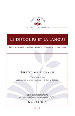 Répétitions et genres - 7.2 - 2015