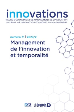 Innovations n° 71 - Management de l'innovation et temporalité