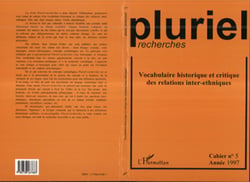 Vocabulaire historique et critique des relations inter-ethniques - Cahier n°5 Année 1997