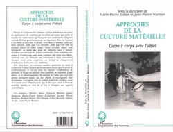 APPROCHES DE LA CULTURE MATÉRIELLE