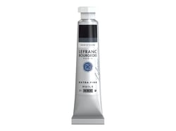 Peinture à l'huile Lefranc Bourgeois - Extra-fine - 20 ml - Noir ivoire