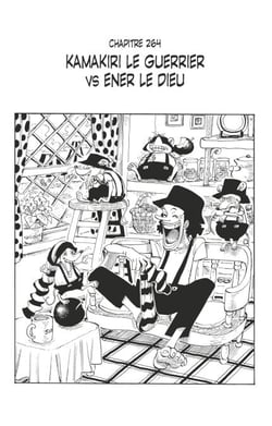 One Piece édition originale - Chapitre 264 - Kamakiri le guerrier VS Ener le dieu