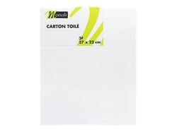 Carton toilé 3F - 27 x 22 cm - Monali